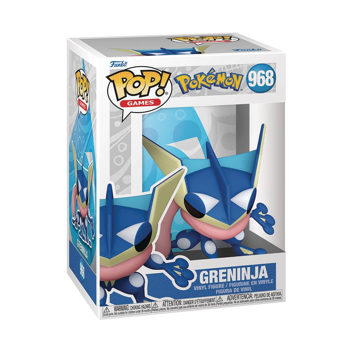 Funko Toys > Funko > Funko Pop! FUNKO: GAMES - POKEMON - GRENINJA 968 FIGURE 889698709262 STL288979