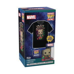Funko Toys > Funko > Funko Pop! Funko Pocket Pop! & Tee: Marvel - Holiday Groot (Size Large) 889698729550 JAN238162