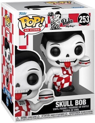Funko Toys > Funko > Funko Pop! Funko Pop! AD Icons: Bob's Big Boy - Skull Bob (Vinyl Figure, Collectible) 889698862110 FUKO86211