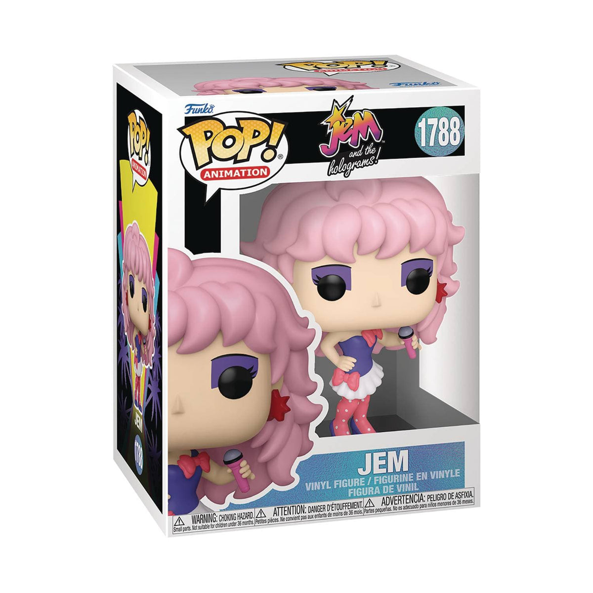 Funko Toys > Funko > Funko Pop! FUNKO: POP ANIMATION - JEM AND THE HOLOGRAMS - JEM FIGURE 889698837323 STL331374