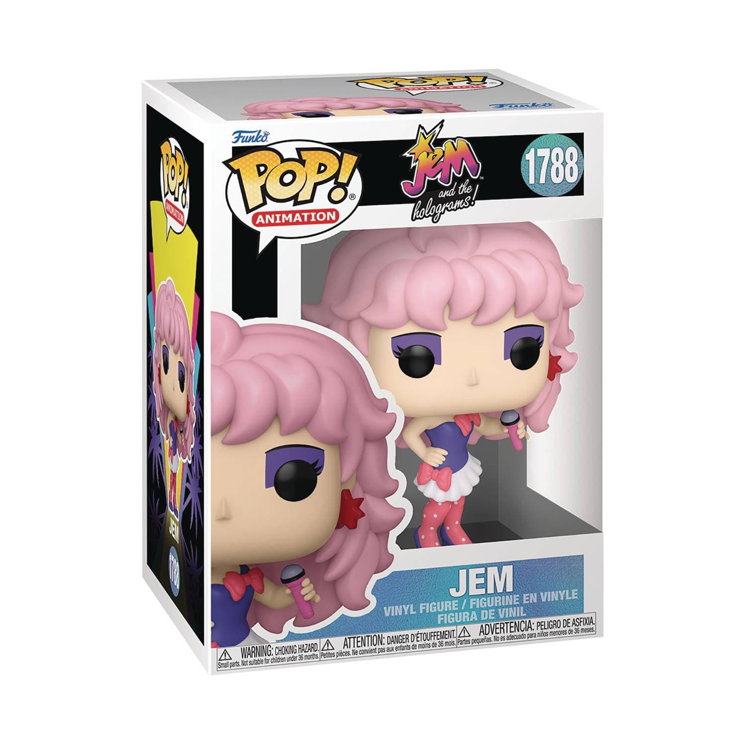 Funko Toys > Funko > Funko Pop! FUNKO: POP ANIMATION - JEM AND THE HOLOGRAMS - JEM FIGURE 889698837323 STL331374