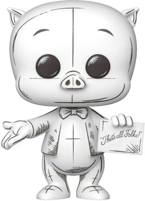 Funko Toys > Funko > Funko Pop! Funko POP! Animation: Looney Tunes - Porky Pig, Sketched 889698862851 FUKO86285
