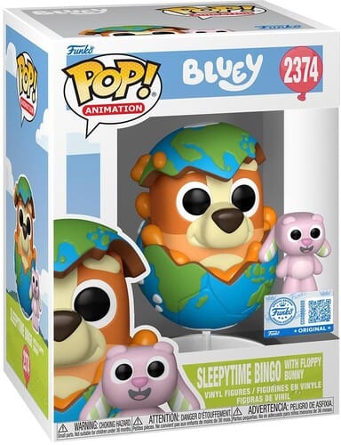 Funko Toys > Funko > Funko Pop! Funko POP! & Buddy: Bluey - Sleepytime Bingo with Floppy Bunny 889698940566 FUKO94056