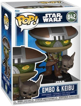 Funko Toys > Funko > Funko Pop! Funko POP! & Buddy: Star Wars: Mandalorian & Grogu - Embo & Keibu 889698908221 FUKO90822