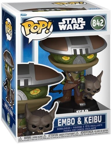 Funko Toys > Funko > Funko Pop! Funko POP! & Buddy: Star Wars: Mandalorian & Grogu - Embo & Keibu 889698908221 FUKO90822