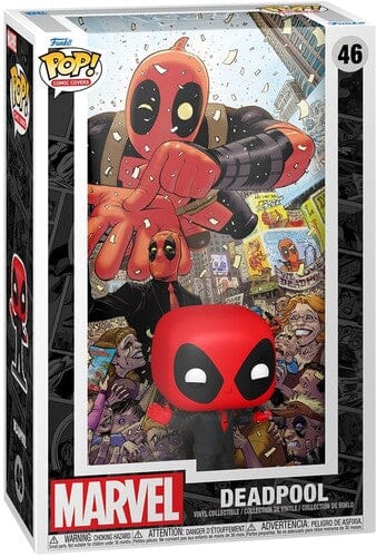 Funko Toys > Funko > Funko Pop! Funko Pop! COMIC BOOK COVER WITH CASE: Marvel - Deadpool (2025) #1 Deadpool in Black Suit 889698760850 FUKO76085