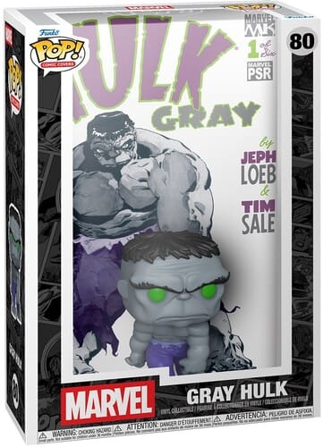 Funko Toys > Funko > Funko Pop! Funko POP! Comic Cover with Case: Marvel - Gray Hulk 889698935050 FUKO93505