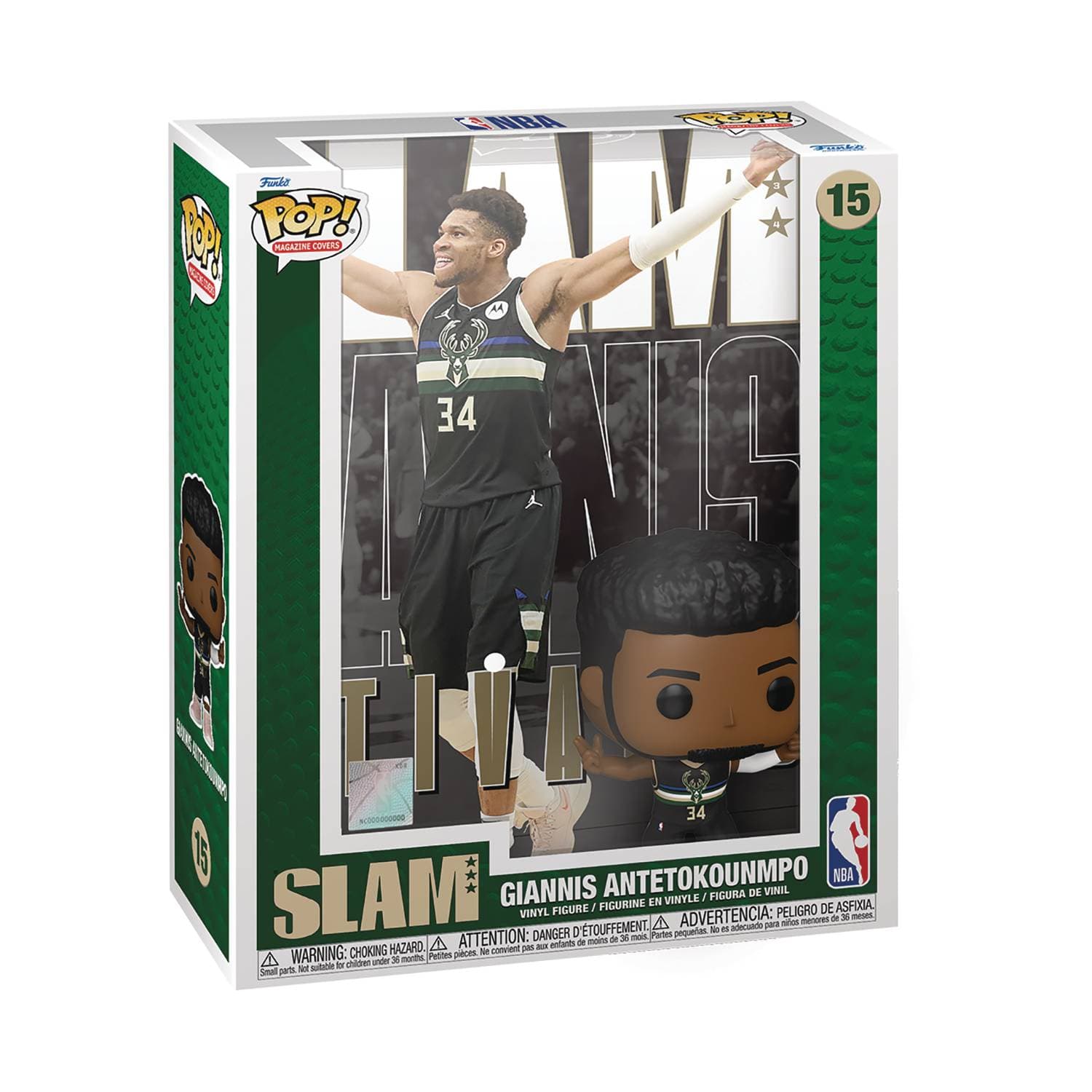Funko Toys > Funko > Funko Pop! Funko Pop! Cover: NBA - Giannis Antetokounmpo, Slam 889698706278 SEP228660