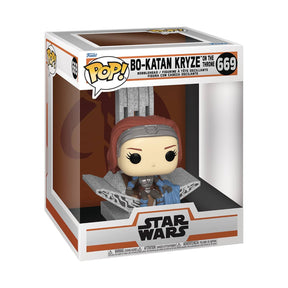 Funko Toys > Funko > Funko Pop! Funko Pop! Deluxe: Star Wars - Bo-Katan Kryze (on Throne) 889698765459 FEB238870