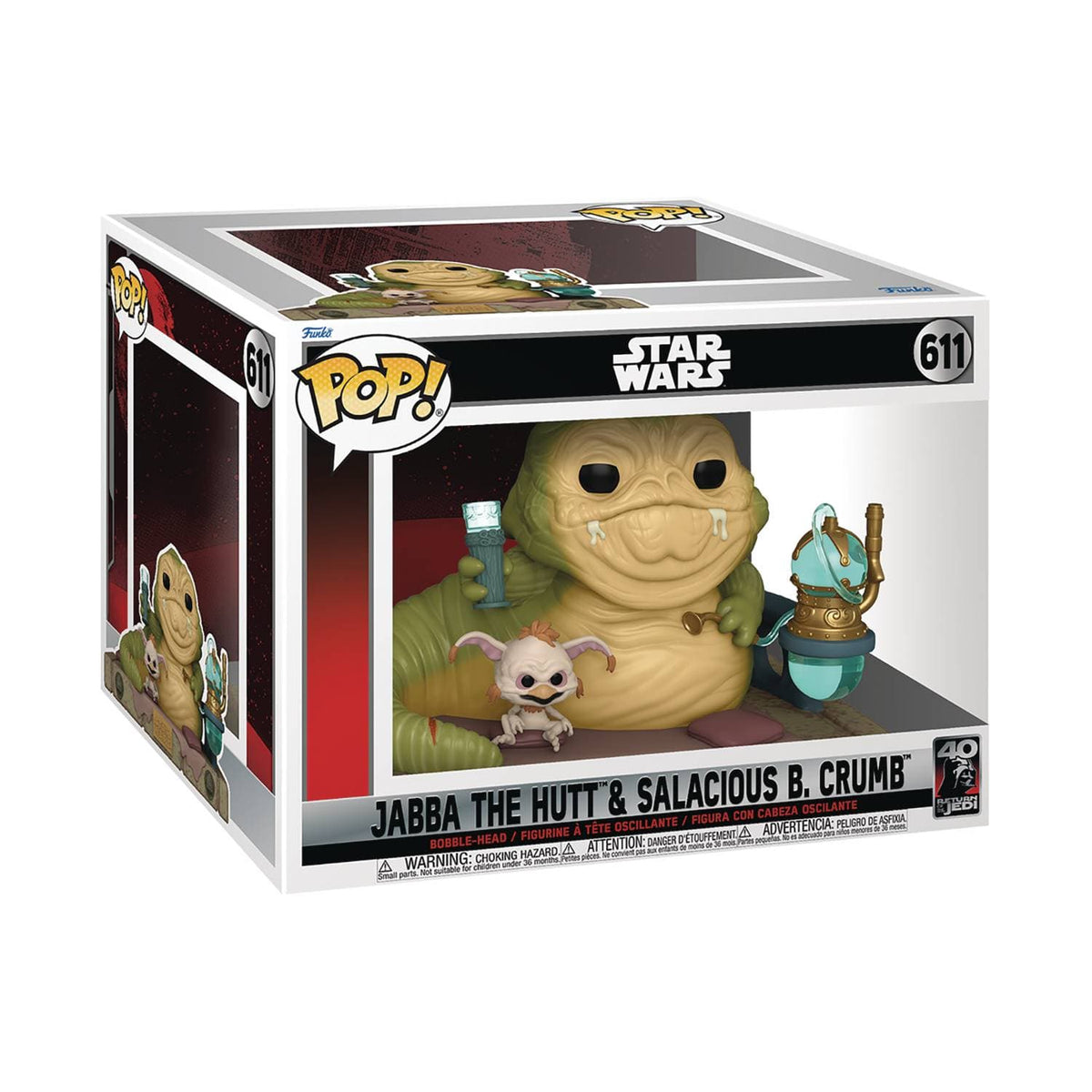 Funko Toys > Funko > Funko Pop! Funko Pop! Deluxe: Star Wars - Jabba the Hutt & Salacious B. Crumb 889698707428 JUL229641