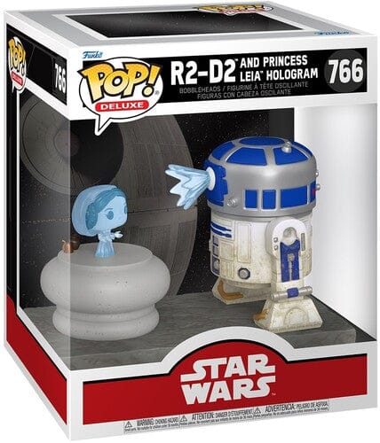 Funko Toys > Funko > Funko Pop! Funko POP!: Deluxe: Star Wars - R2-D2 with Princess Leia Hologram 889698837996 FUKO83799