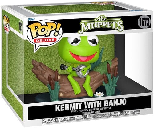 Funko Toys > Funko > Funko Pop! Funko POP!: Deluxe: The Muppets - Kermit with Banjo 889698758536 FUKO75853