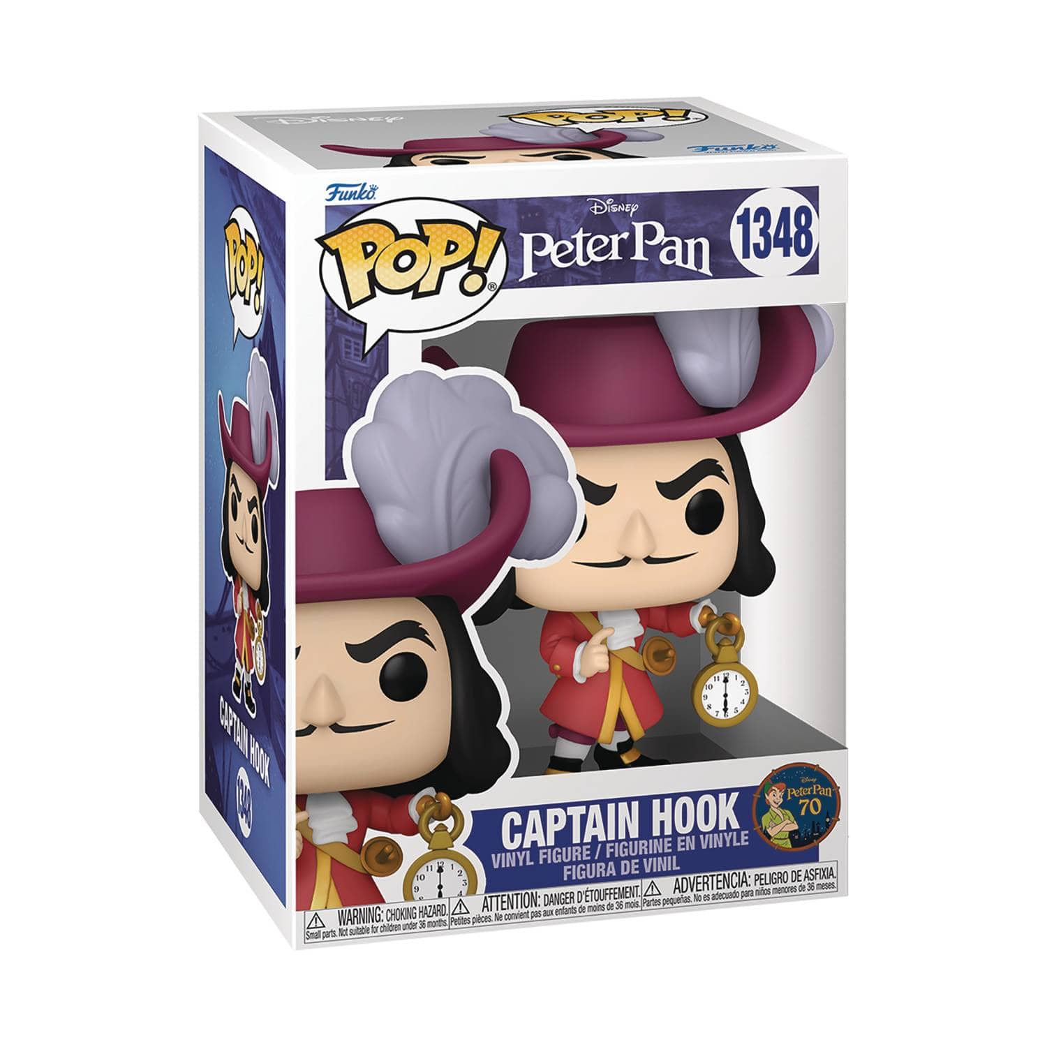 Funko Toys > Funko > Funko Pop! Funko Pop!: Disney - Captain Hook (Peter Pan 70th) 889698706957 JUL229634
