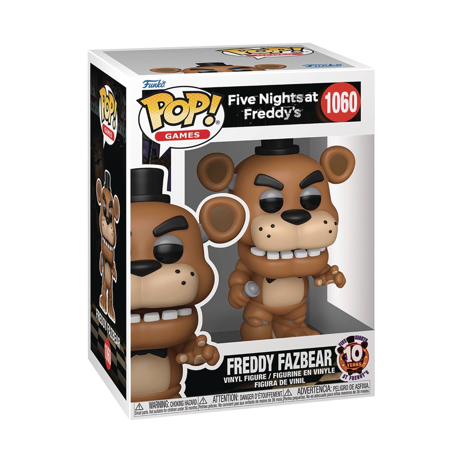 Funko Toys > Funko > Funko Pop! FUNKO: POP GAMES - FIGHT NIGHTS AT FREDDYS 10TH ANNIVERSARY - FREDDY FIGURE 889698871167 STL354933