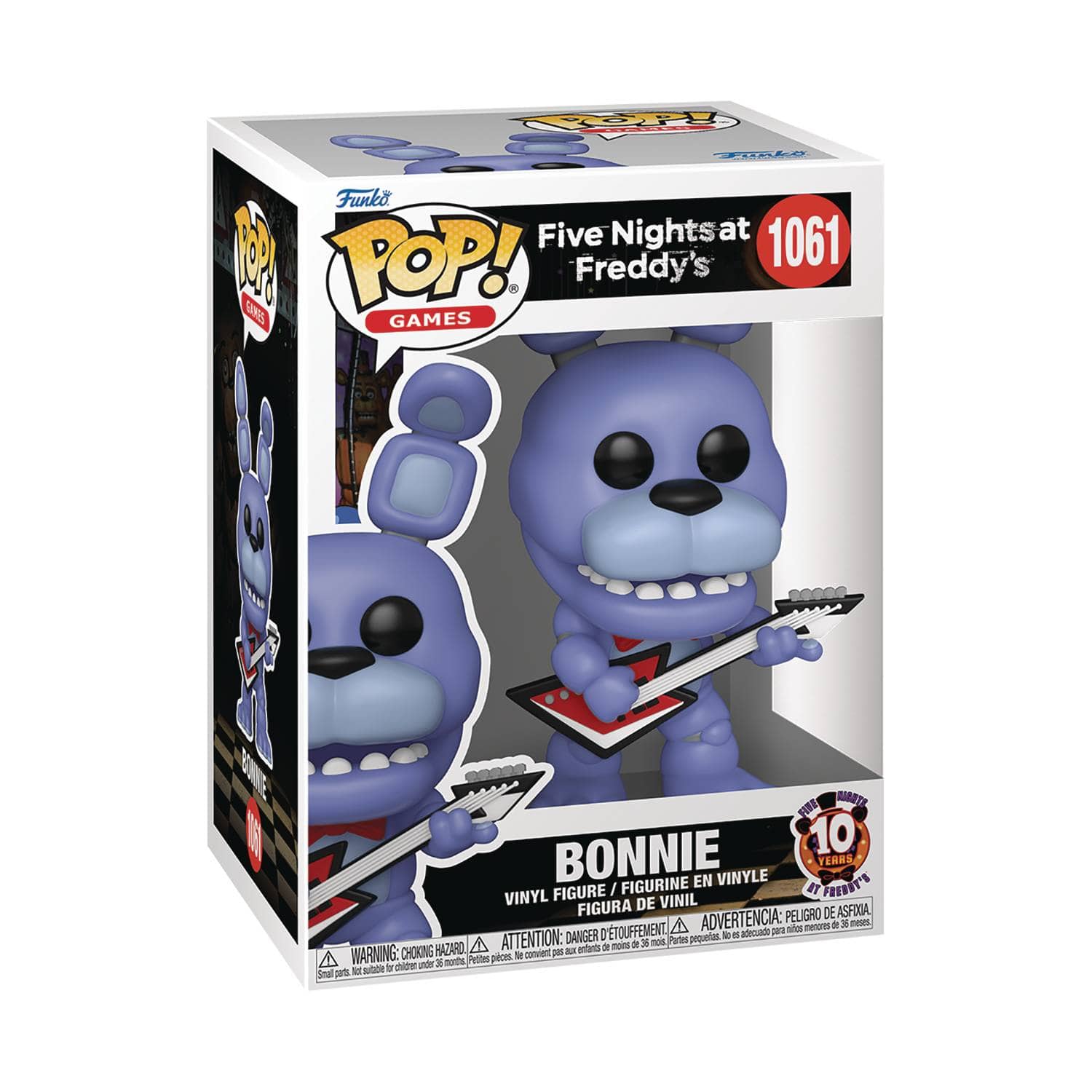 Funko Toys > Funko > Funko Pop! FUNKO: POP GAMES - FIVE NIGHT AT FREDDYS 10TH ANNIVERSARY - BONNIE FIGURE 889698871136 STL354930