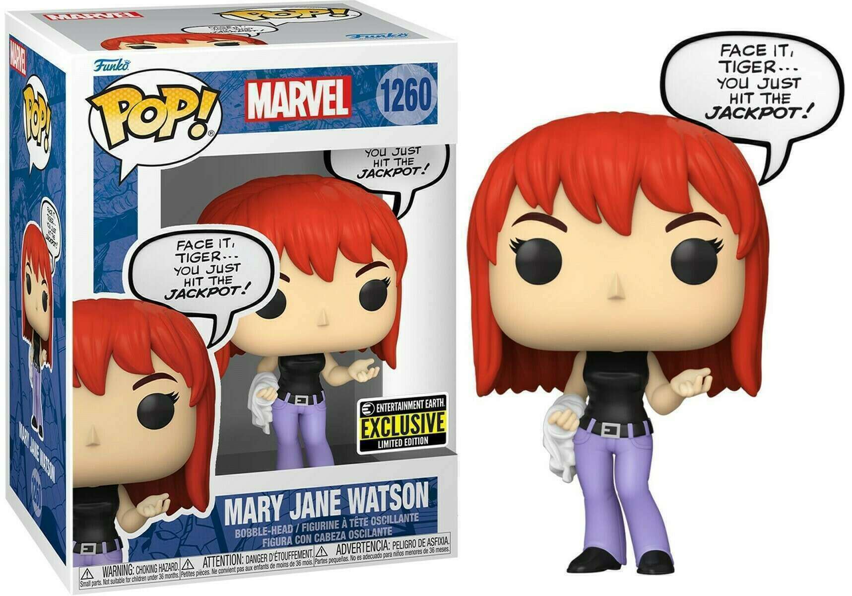 Funko Toys > Funko > Funko Pop! Funko Pop!: Marvel - Mary Jane Watson (Entertainment Earth Exclusive) 889698719124 FU55M71912EE