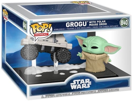 Funko Toys > Funko > Funko Pop! Funko POP! Moments: Mandalorian & Grogu - Grogu with Polar Mouse Droid 889698908139 FUKO90813