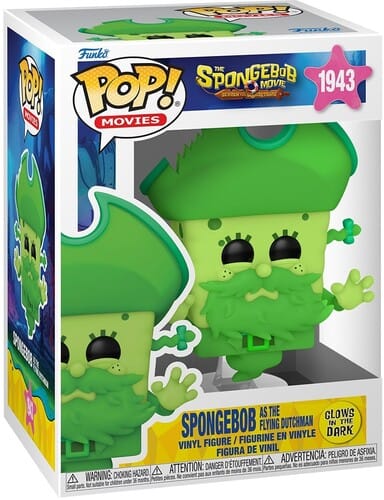 Funko Toys > Funko > Funko Pop! Funko POP!: Movies: The Spongebob Movie (2025) - SpongeBob SquarePants as The Flying Dutchman 889698925280 FUKO92528