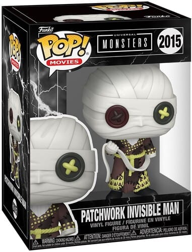 Funko Toys > Funko > Funko Pop! Funko POP! Movies: Universal Monsters - Patchwork Invisible Man 889698908788 FUKO90878