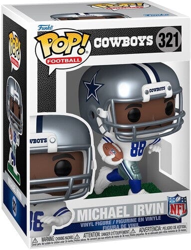 Funko Toys > Funko > Funko Pop! Funko POP! NFL: Legends - Michael Irvin (Vinyl Figure, Collectible) 889698893343 FUKO89334