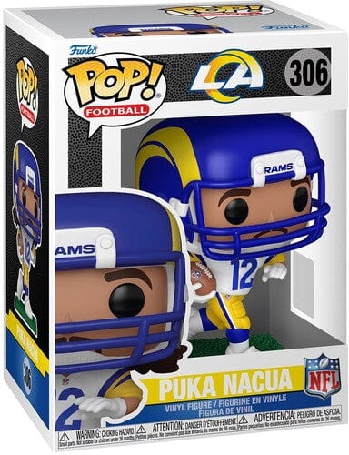 Funko Toys > Funko > Funko Pop! Funko Pop! NFL: Rams - Puka Nacua (Vinyl Figure, Collectible) 889698863223 FUKO86322