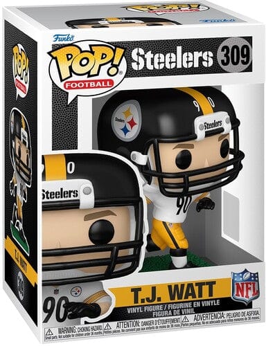 Funko Toys > Funko > Funko Pop! Funko Pop! NFL: Steelers - TJ Watt (Vinyl Figure, Collectible) 889698863254 FUKO86325