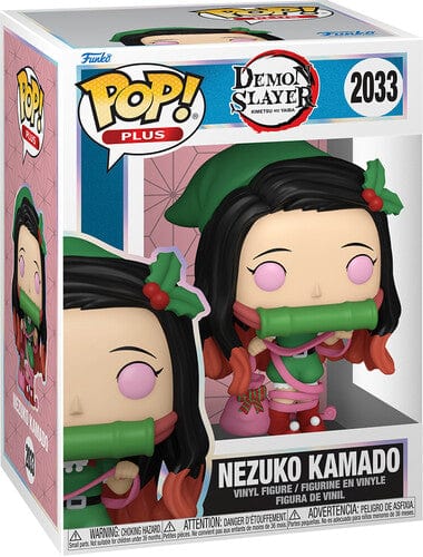 Funko Toys > Funko > Funko Pop! Funko POP!: Plus: Demon Slayer - Nezuko, Holiday (Vinyl Figure, Collectible) 889698867757 FUKO86775