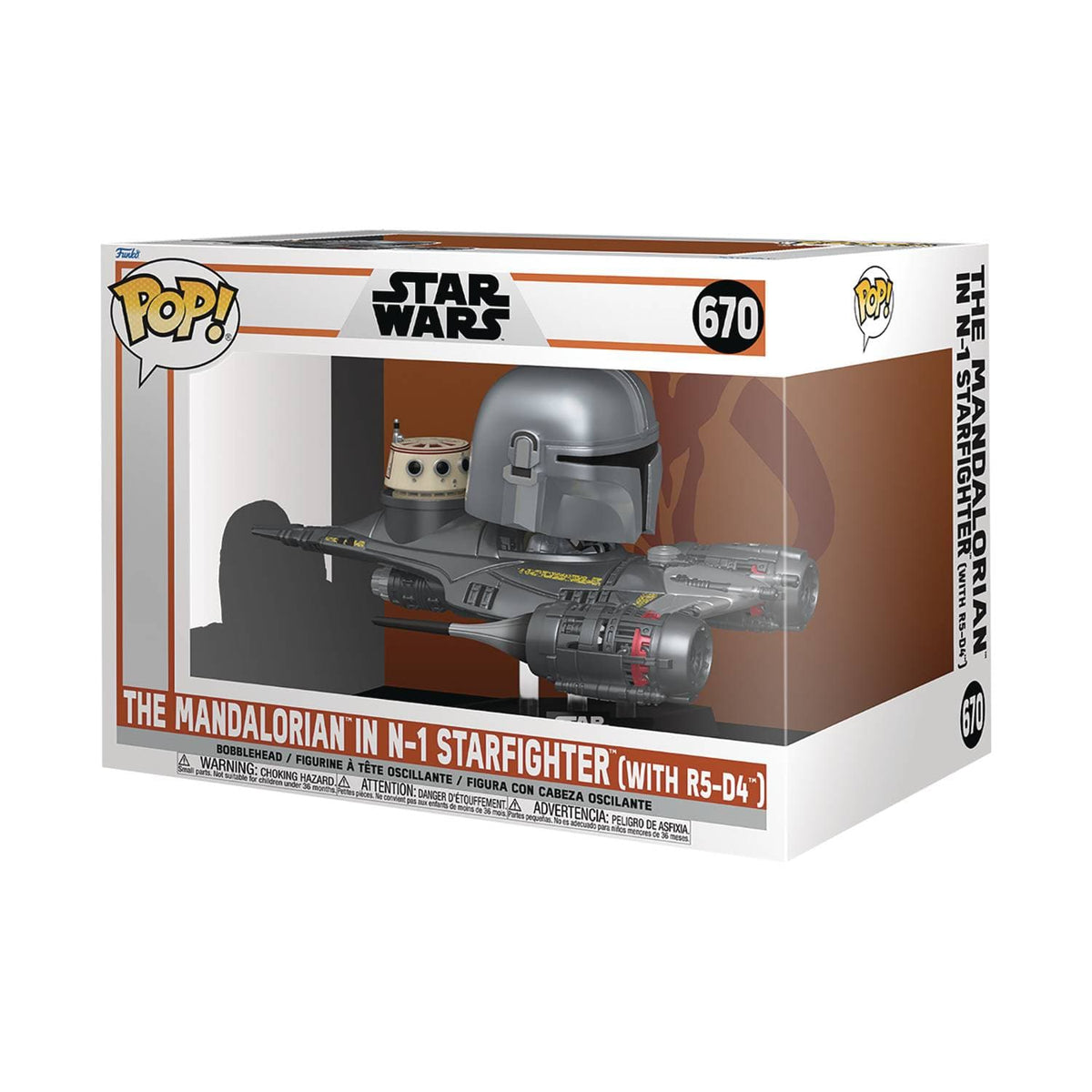 Funko Toys > Funko > Funko Pop! Funko Pop! Rides: Star Wars - Mandalorian in N-1 Starfighter (with R5-D4) 889698765497 FEB238901
