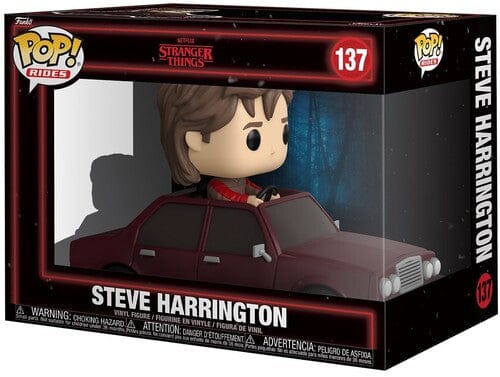 Funko Toys > Funko > Funko Pop! Funko POP!: Rides: Stranger Things - Steve Harrington in Car 889698866194 FUKO86619