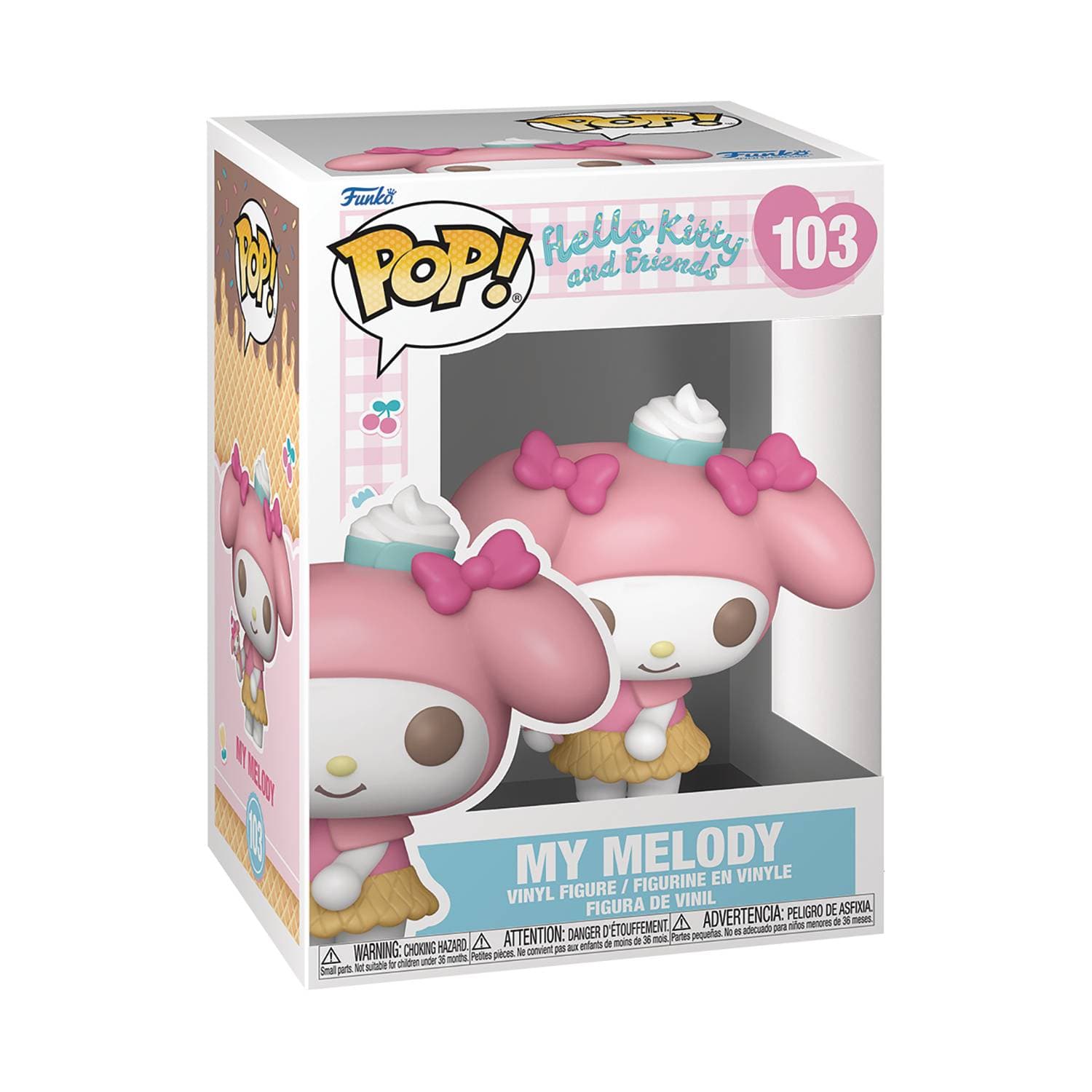 Funko Toys > Funko > Funko Pop! FUNKO: POP SANRIO - HELLO KITTY ICE CREAM - MY MELODY FIGURE 889698836968 STL331403