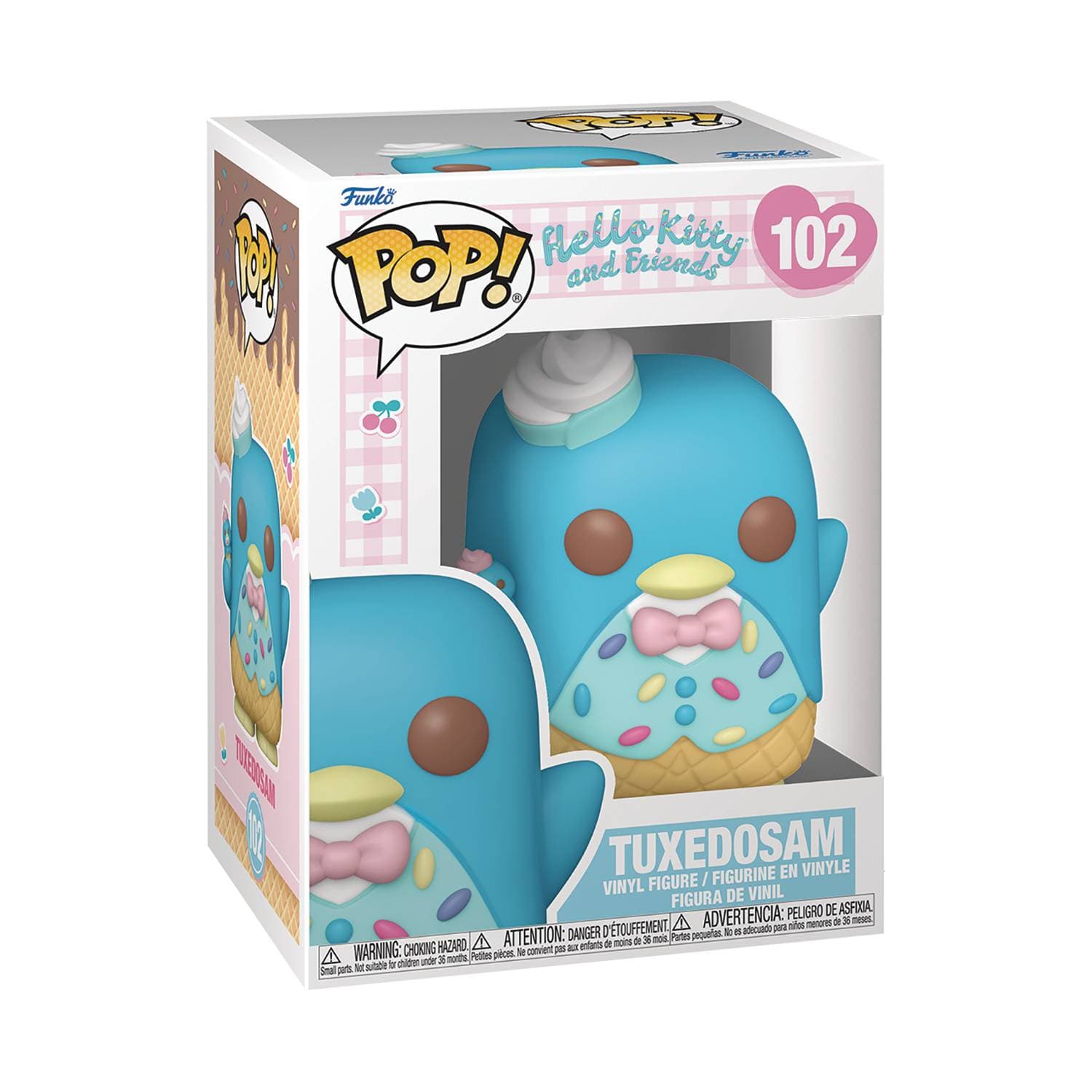Funko Toys > Funko > Funko Pop! FUNKO: POP SANRIO - HELLO KITTY ICE CREAM - TUXEDOSAM FIGURE 889698836975 STL331404