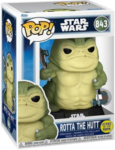 Funko Toys > Funko > Funko Pop! Funko POP! Star Wars: Mandalorian & Grogu - Rotta the Hutt (Glow-in-the-Dark) 889698908238 FUKO90823