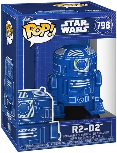 Funko Toys > Funko > Funko Pop! Funko POP!: Star Wars: Star Wars - R2-D2 Blue Print (Vinyl Figure, Collectible, 2 Pack) 889698868457 FUKO86845