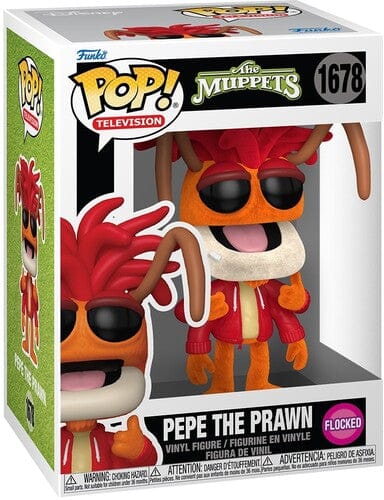 Funko Toys > Funko > Funko Pop! Funko POP! Television: The Muppets - Pepe the Prawn (Flocked) 889698885669 FUKO88566