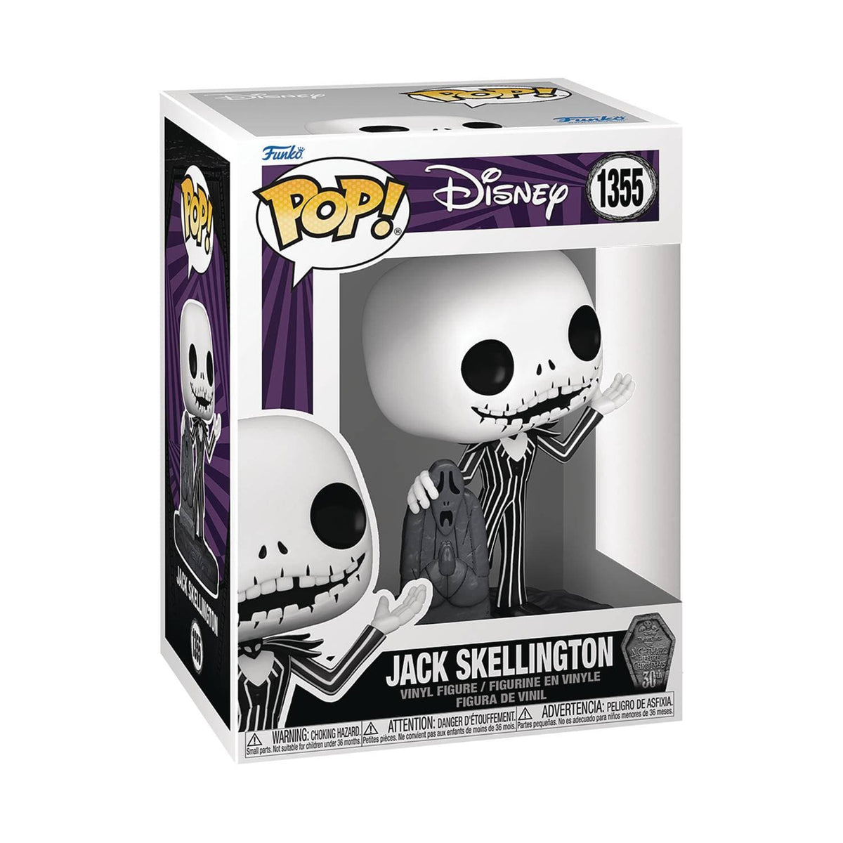 Funko Toys > Funko > Funko Pop! Funko Pop!: The Nightmare Before Christmas 30th - Jack Skellington with Gravestone 889698723121 SEP228622