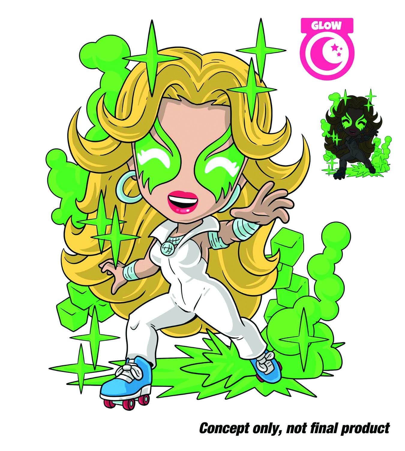 YOUTOOZ: DAZZLER VOL 1 - #20 GLOW IN THE DARK PX VINYL DAZZLER FIGURE