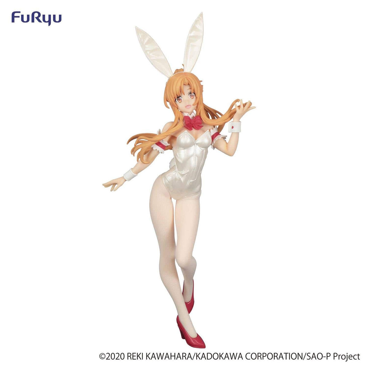 FURYU - SWORD ART ONLINE - BICUTE BUNNIES ASUNA WHITE PEARL COLOR FIGURE