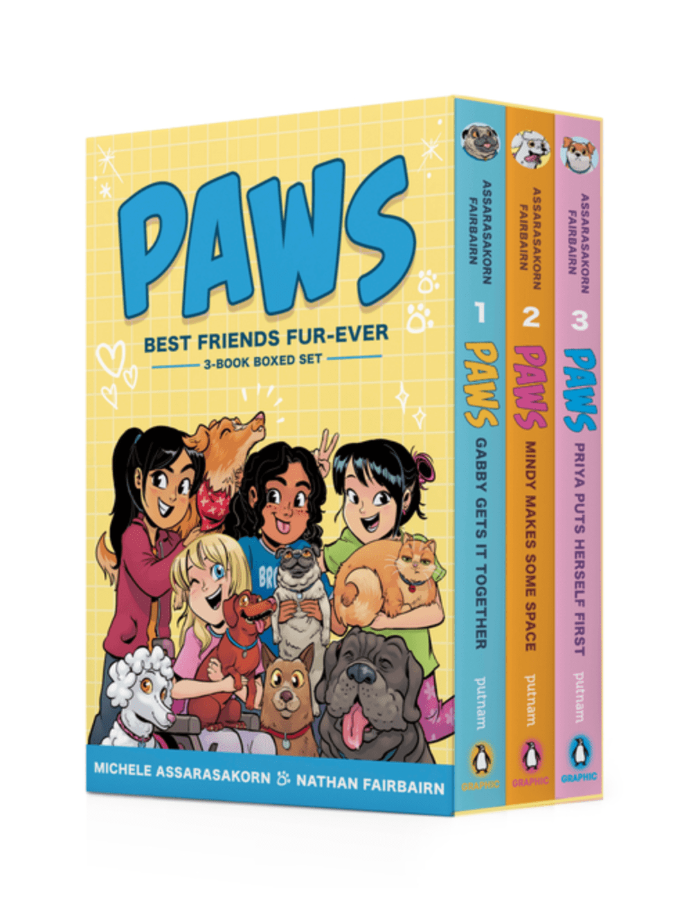 G.P. Putnam's Sons Books for Young Readers Graphic Novel Paws: Best Friends Fur-Ever Boxed Set (Books 1-3) 9780593856765 ING-9780593856765