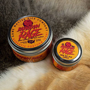 Game Master Dice Decor > Candles Barbarian Rage Gaming Candle: 8oz 03571708 00030