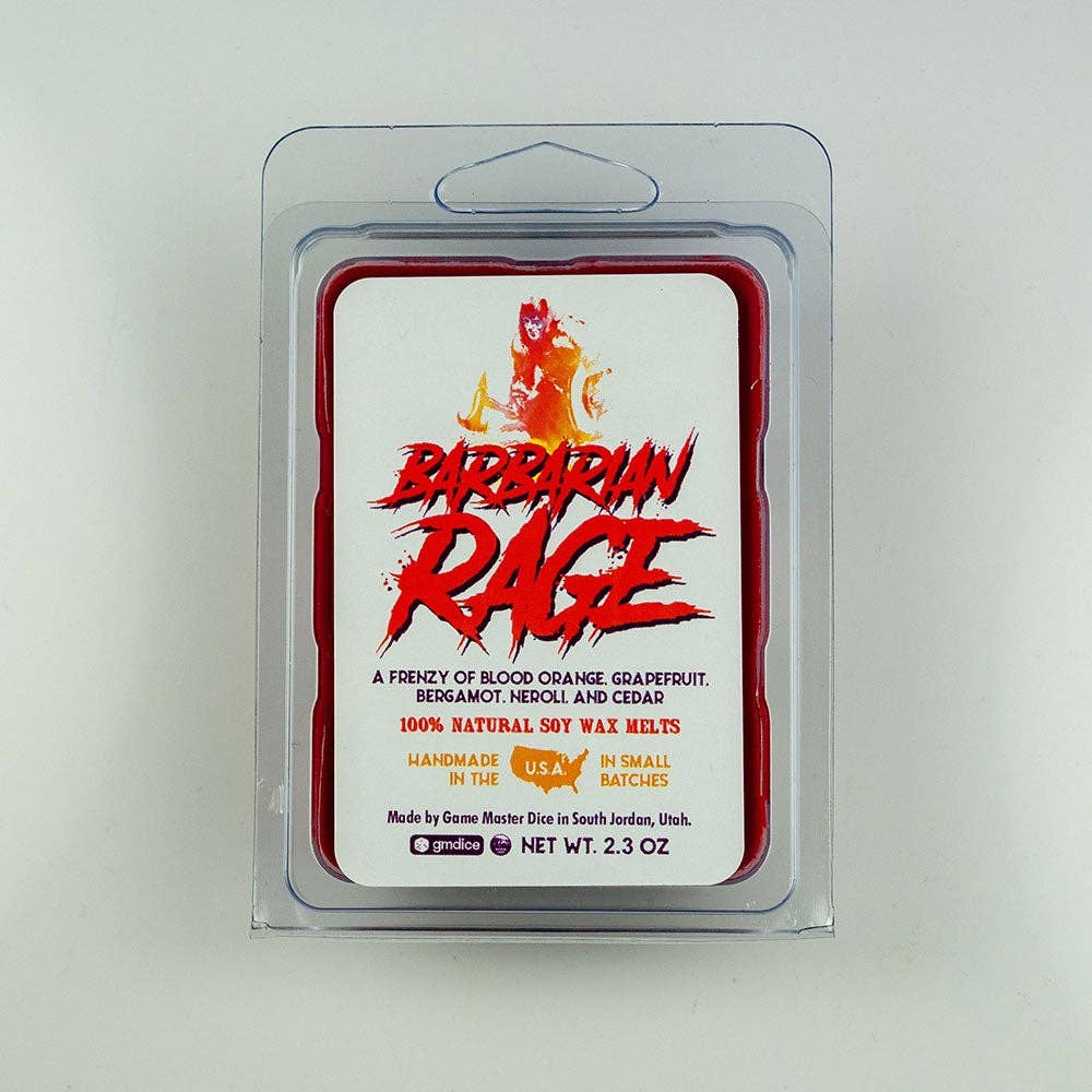 Game Master Dice Decor > Candles Barbarian Rage Gaming Candle: 8oz 03571708 00030