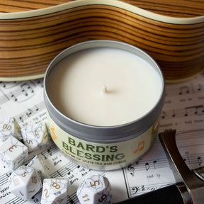 Game Master Dice Decor > Candles Bard's Blessing Gaming Candle: 8oz 736542189346 80022