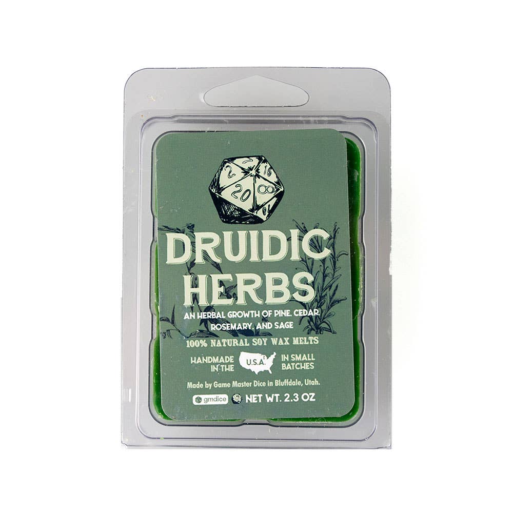Game Master Dice Decor > Candles Druidic Herbs Gaming Candle: 8oz 03342332 80015