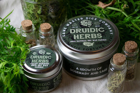 Game Master Dice Decor > Candles Druidic Herbs Gaming Candle: 8oz 03342332 80015