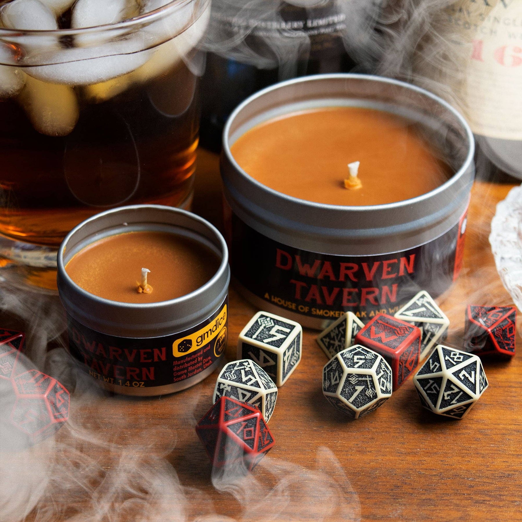 Game Master Dice Decor > Candles Dwarven Tavern Gaming Candle: 8oz 736542188684 80021