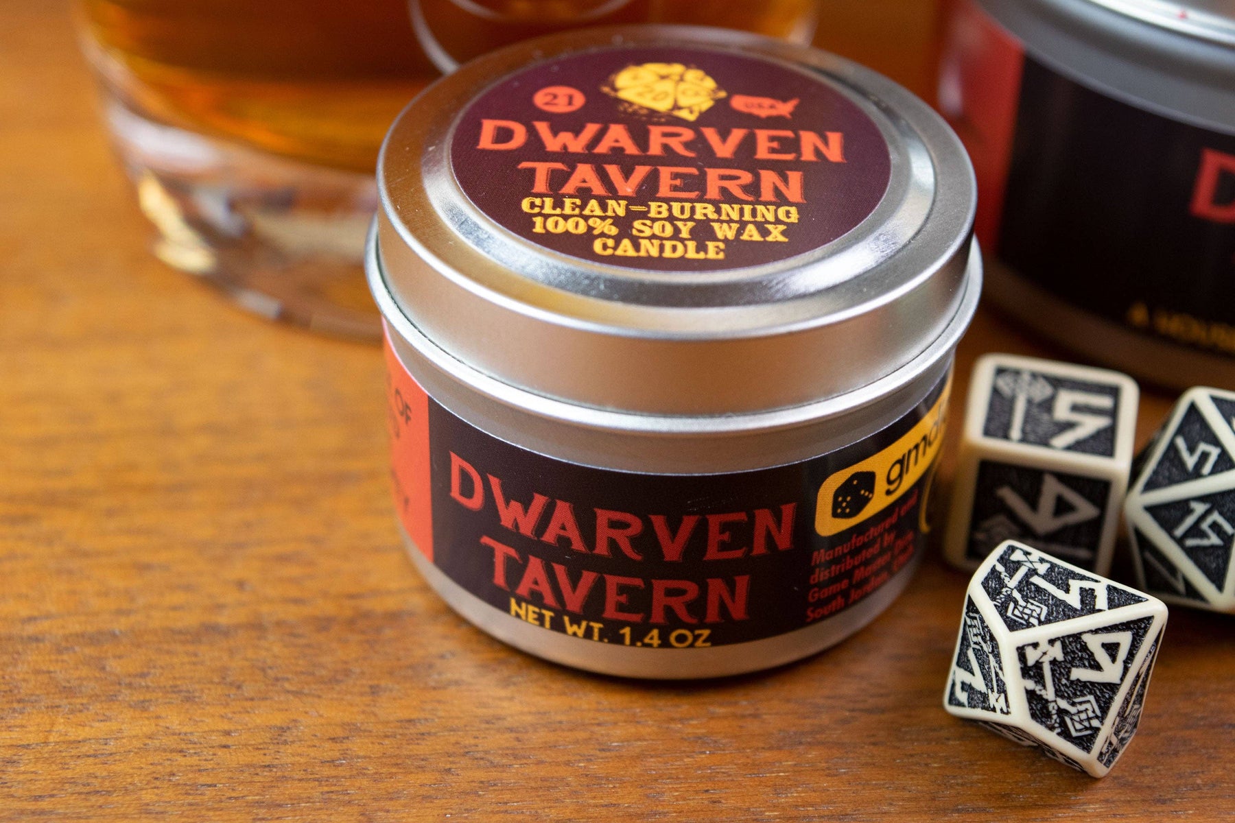 Game Master Dice Decor > Candles Dwarven Tavern Gaming Candle: 8oz 736542188684 80021