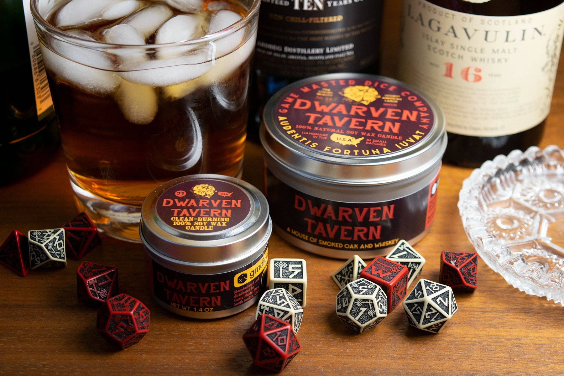 Game Master Dice Decor > Candles Dwarven Tavern Gaming Candle: 8oz 736542188684 80021