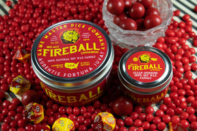 Game Master Dice Decor > Candles Fireball Gaming Candle: 8oz 03407868 80020