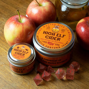 Game Master Dice Decor > Candles High Elf Cider Gaming Candle: 8oz 03145724 80018