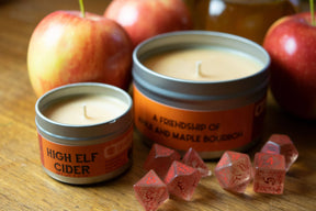 Game Master Dice Decor > Candles High Elf Cider Gaming Candle: 8oz 03145724 80018