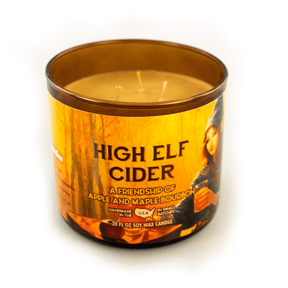 Game Master Dice Decor > Candles High Elf Cider Gaming Candle: 8oz 03145724 80018